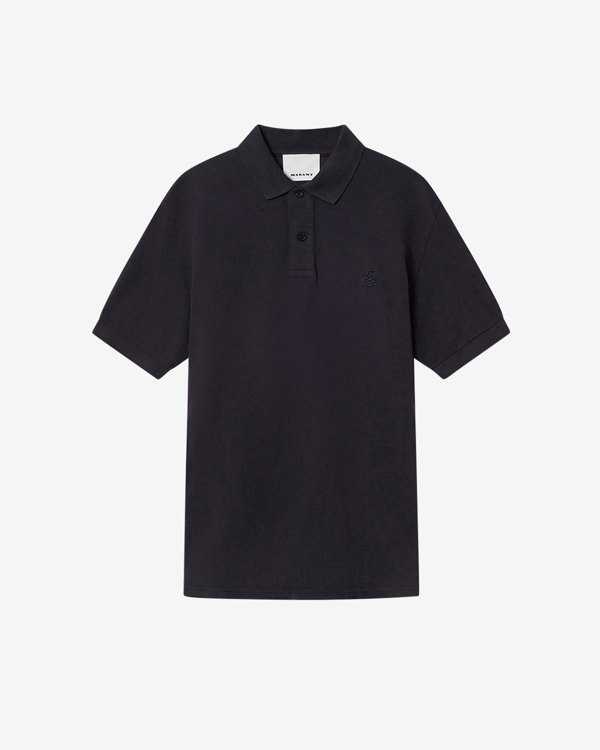 Afko short-sleeve piqué cotton polo shirt - Black - Man - 5