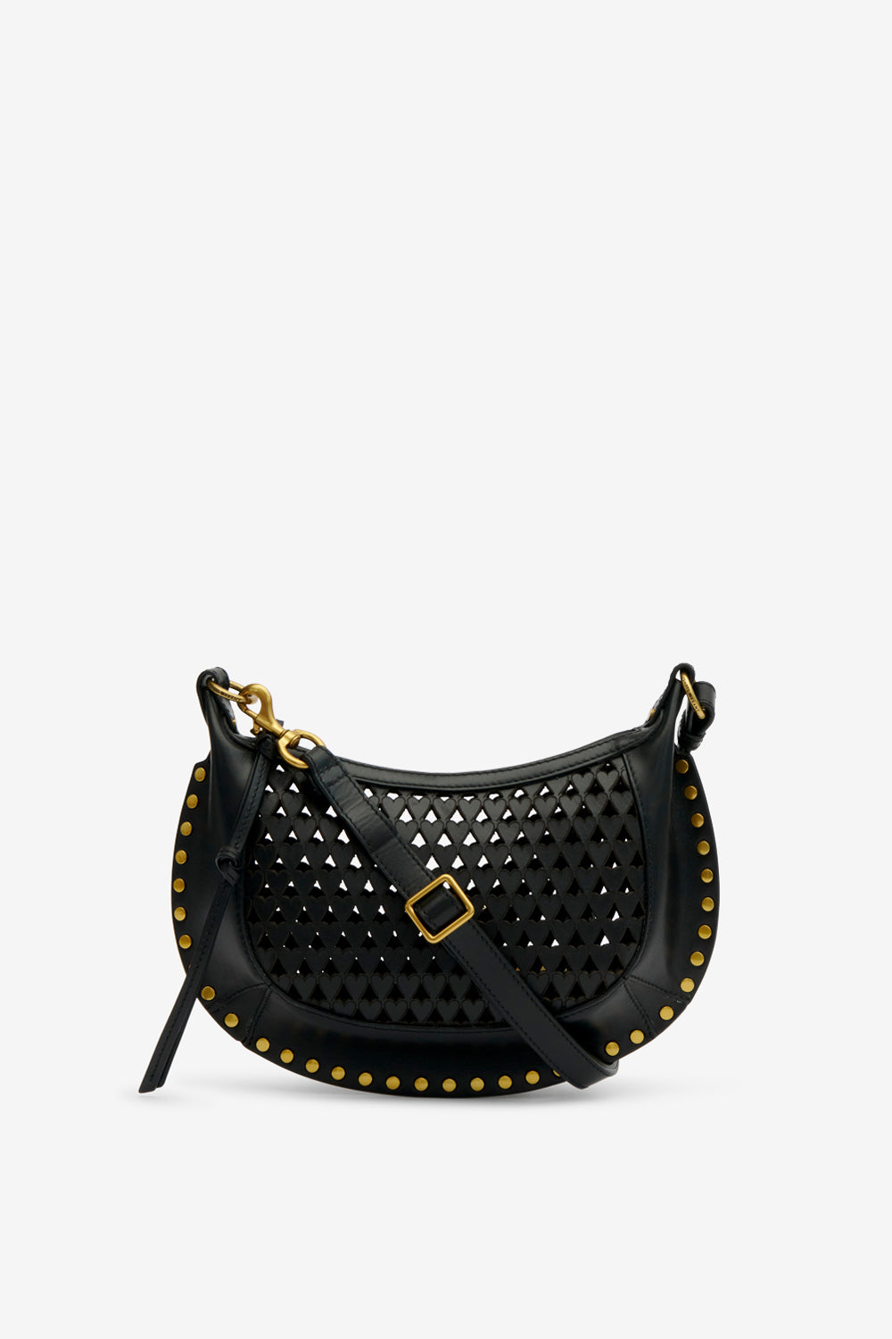 Sac porté épaule oskan moon en cuir - Noir - Woman - 1