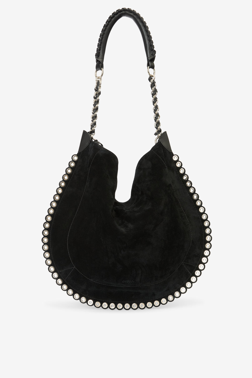 Borsa a tracolla oskan hobo soft - Black and silver - Woman - 1