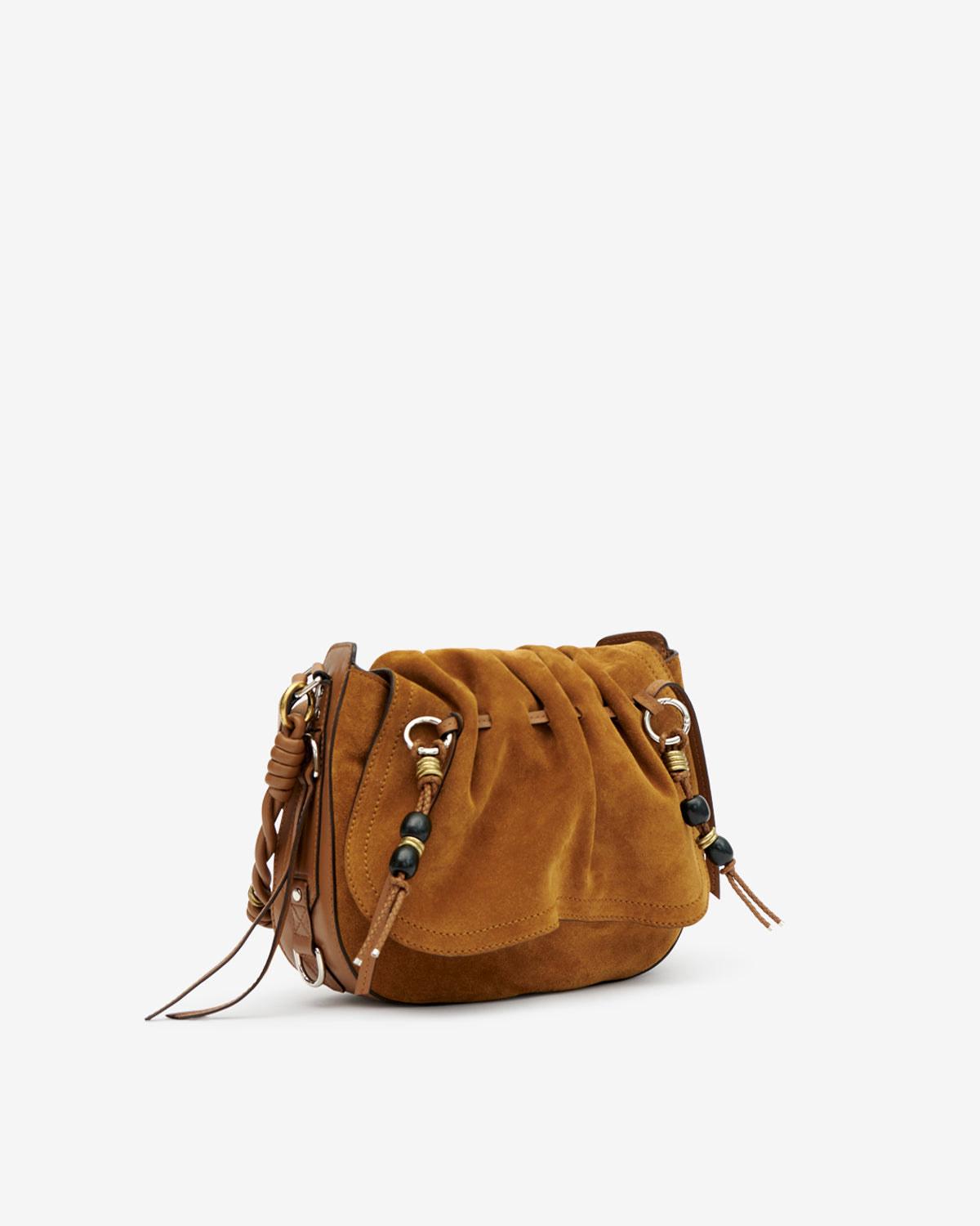 Borsa da portare a spalla bolton in pelle - Cognac - Woman - 5