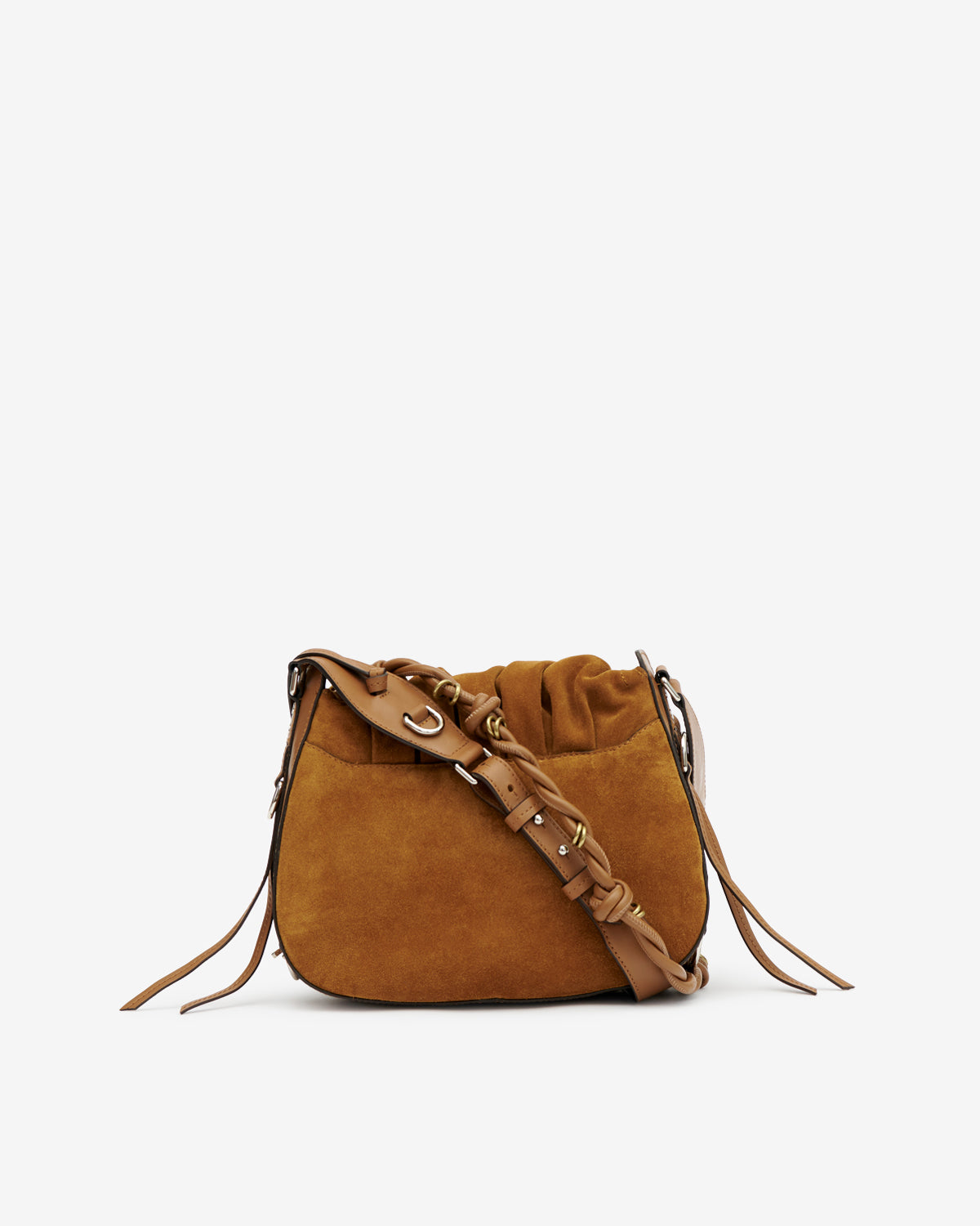 Borsa da portare a spalla bolton in pelle - Cognac - Woman - 4
