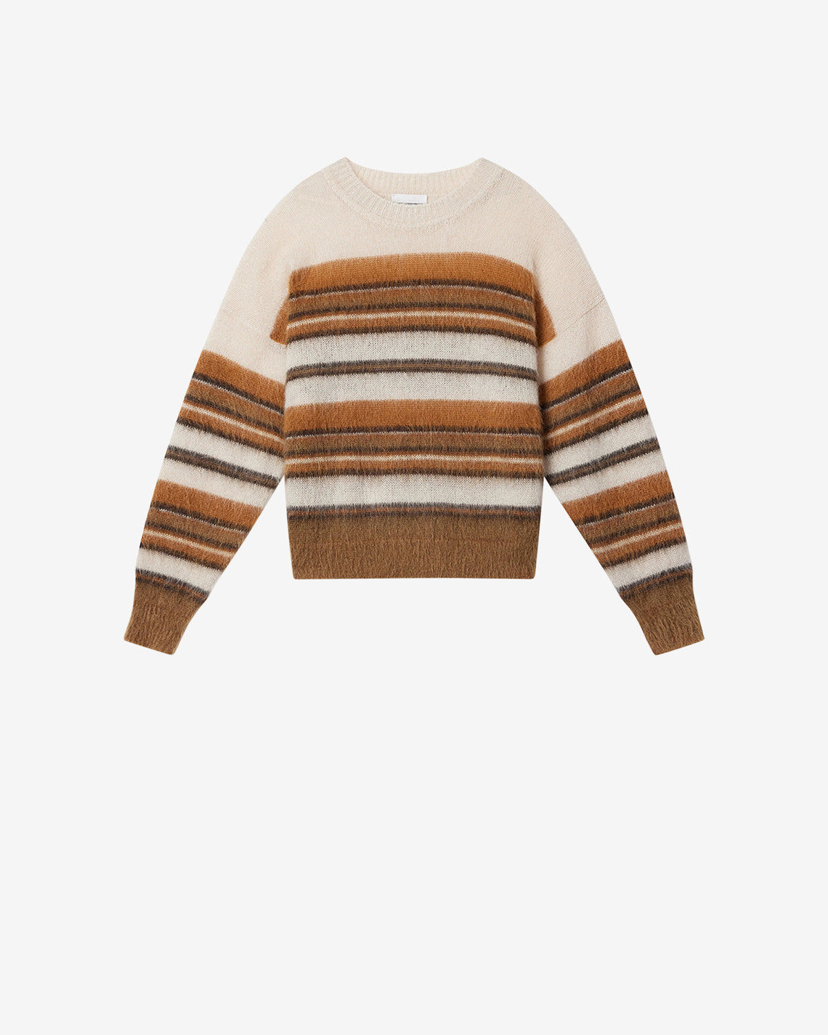 Pull en mohair de laine vierge drussellh - Ecru/camel - Man - 5
