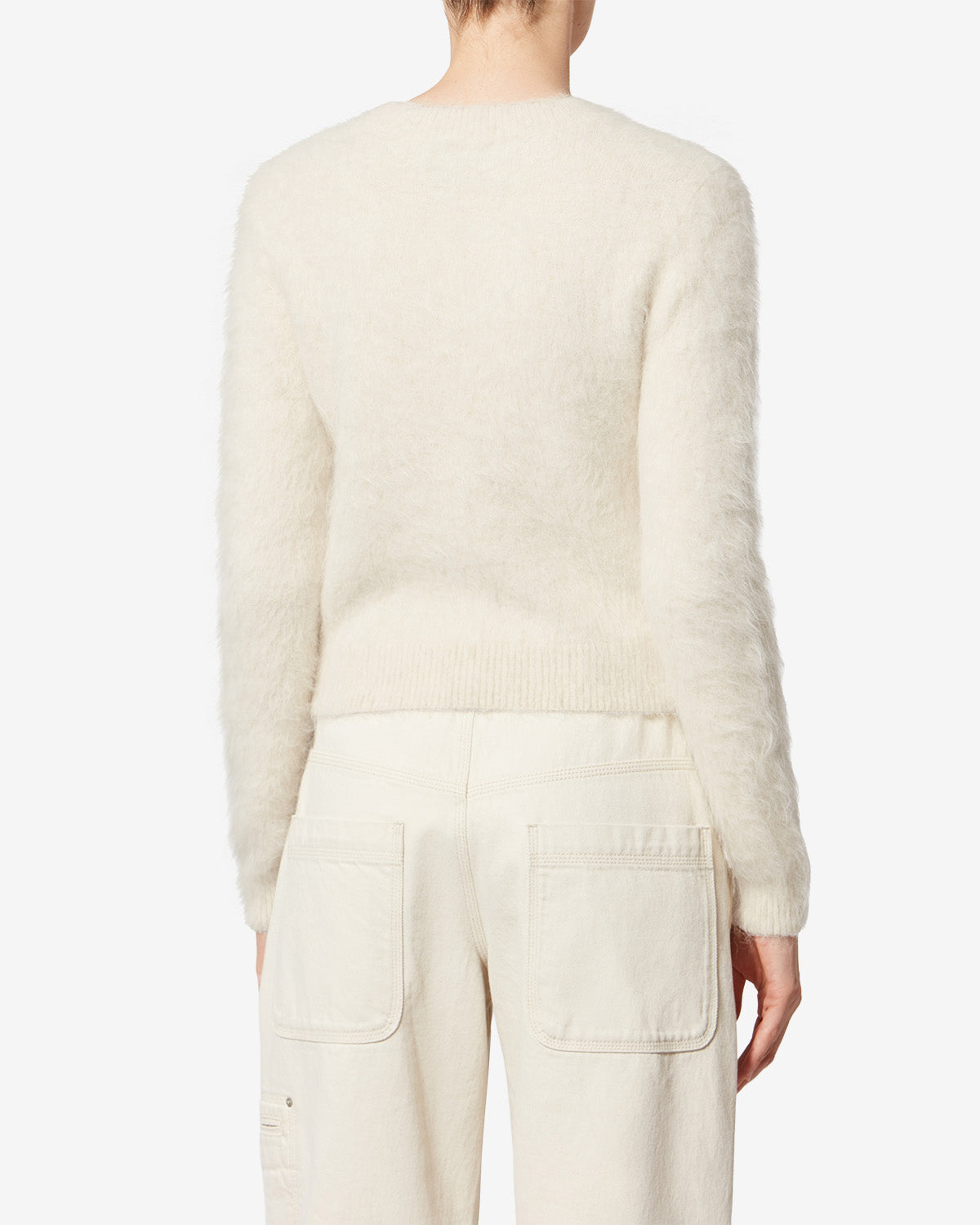 Pull hermine en laine - Écru - Woman - 4