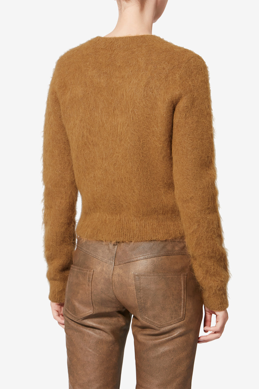 Pull hermine en laine - Camel - Woman - 5