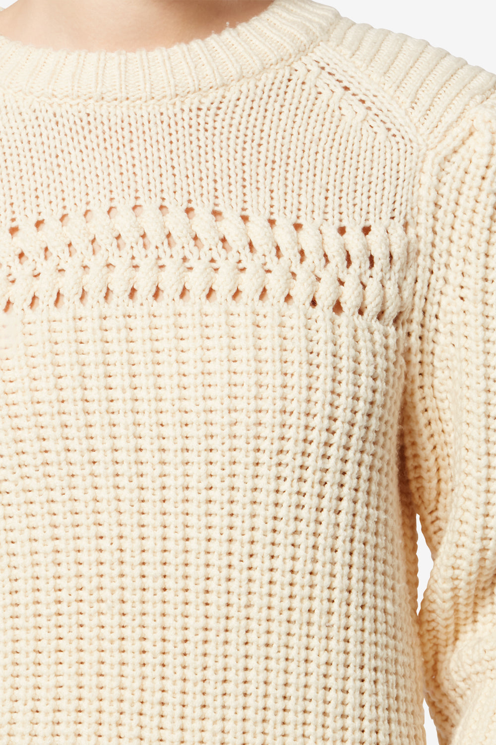 Pull en maille tube winnie - Écru - Woman - 3