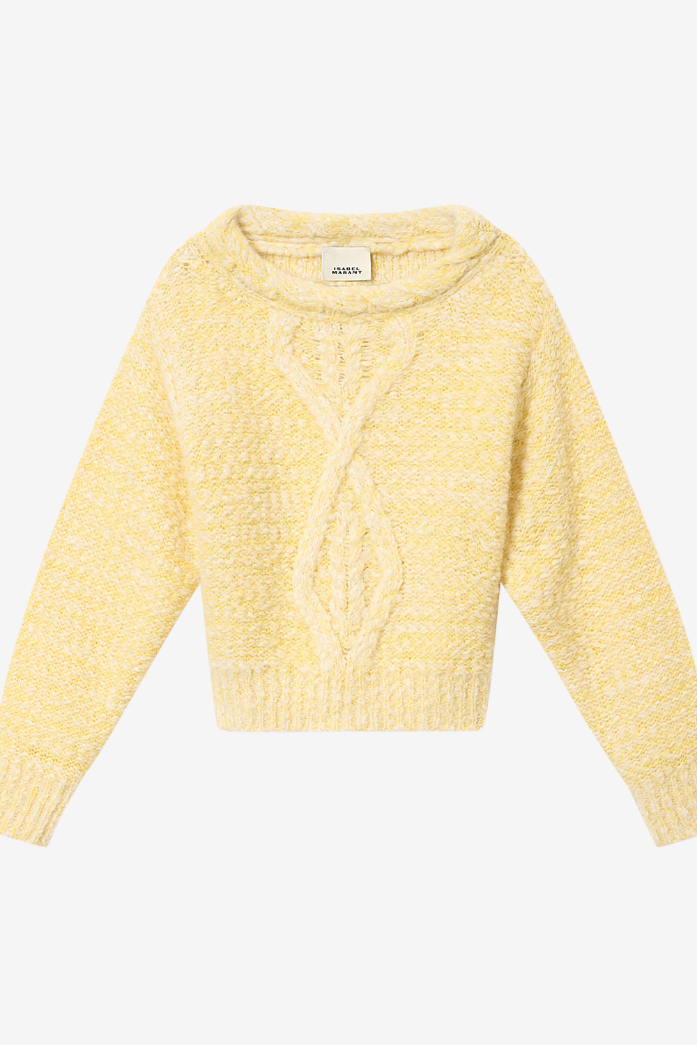 Pull dorota en laine - Écru et jaune - Woman - 1