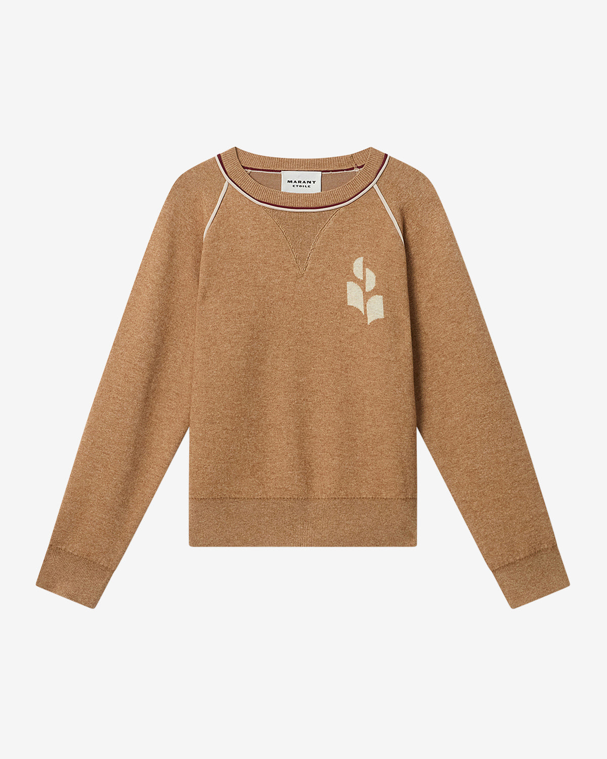 Loriby sporty sweater with logo - Camel-light grey - Woman - 5
