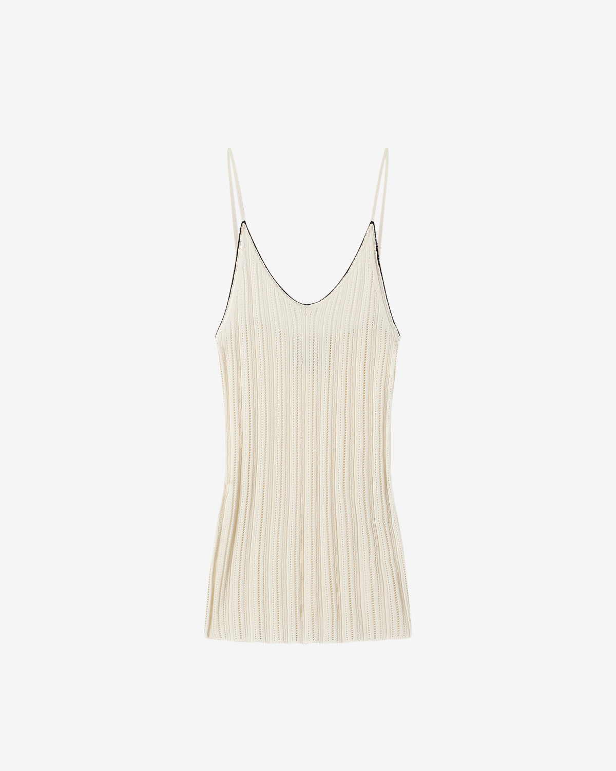 India cotton sweater - Ecru - Woman - 5