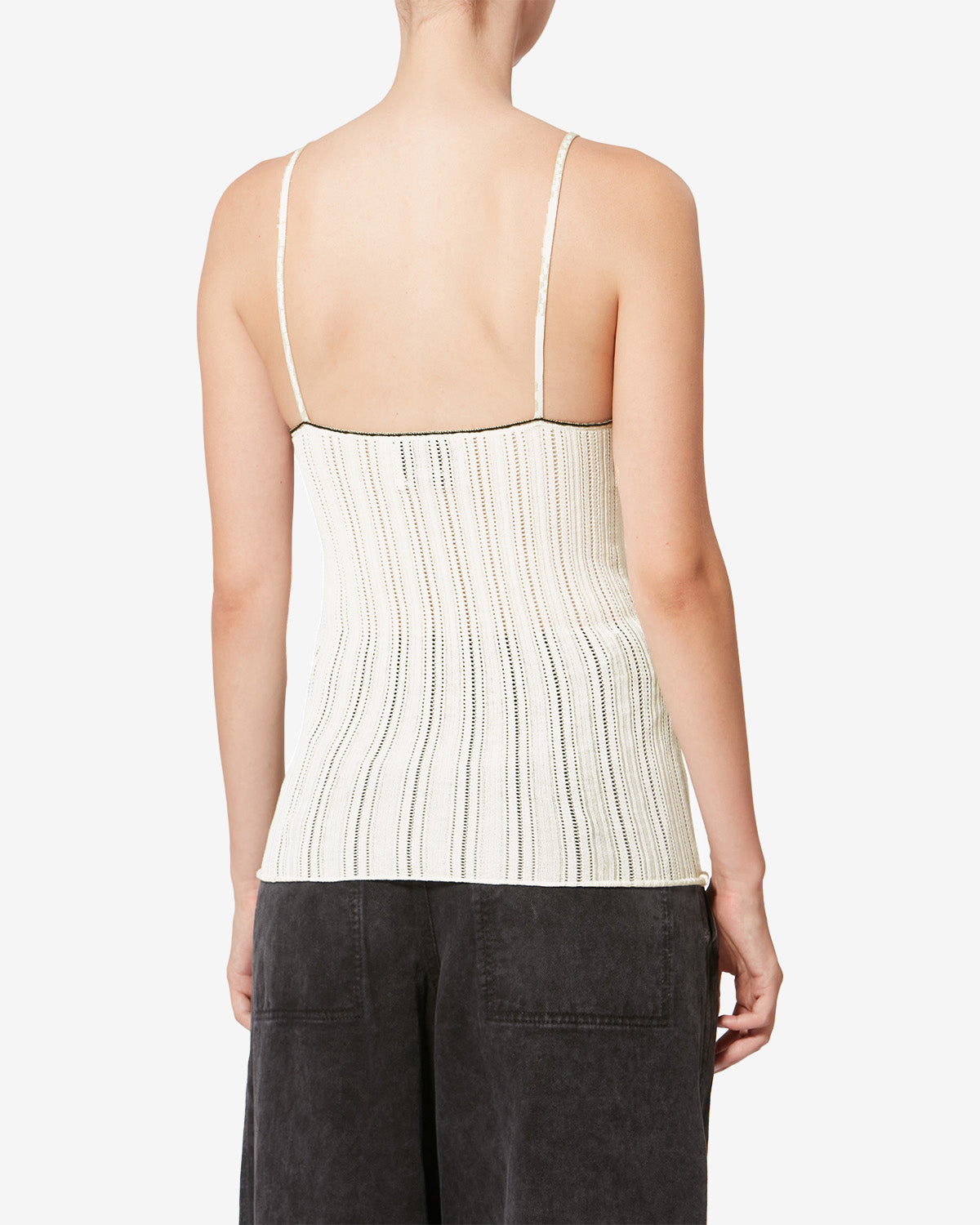 India cotton sweater - Ecru - Woman - 4