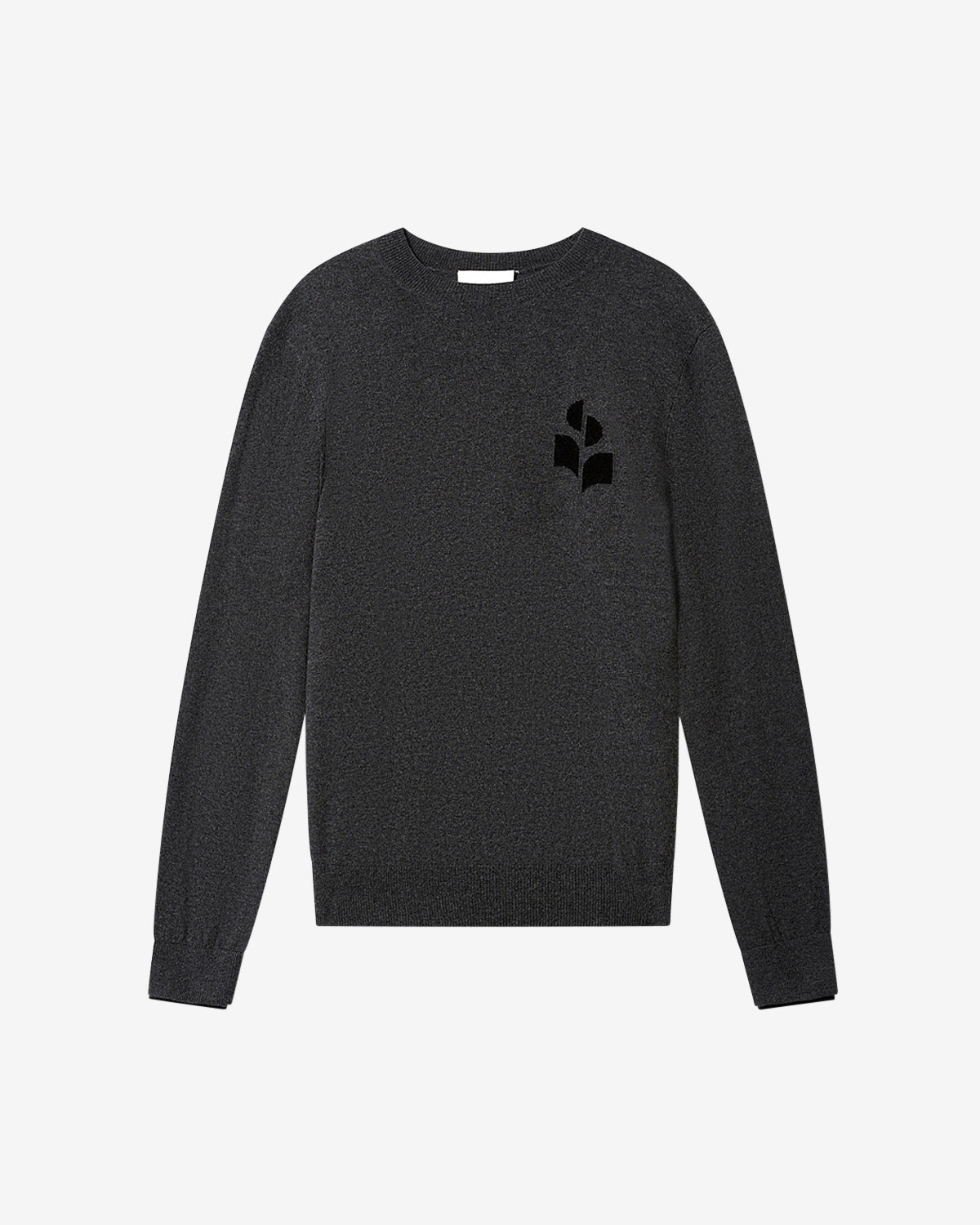 Maglioncino in cotone e lana antea - Anthracite-black - Man - 5