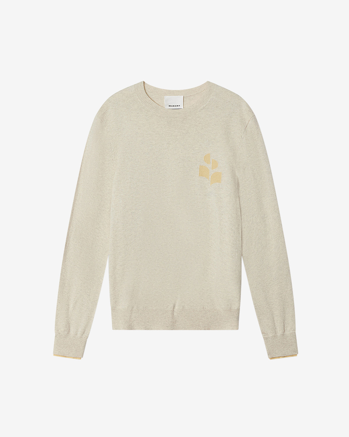 Maglioncino in cotone e lana antea - Light grey-light yellow - Man - 5