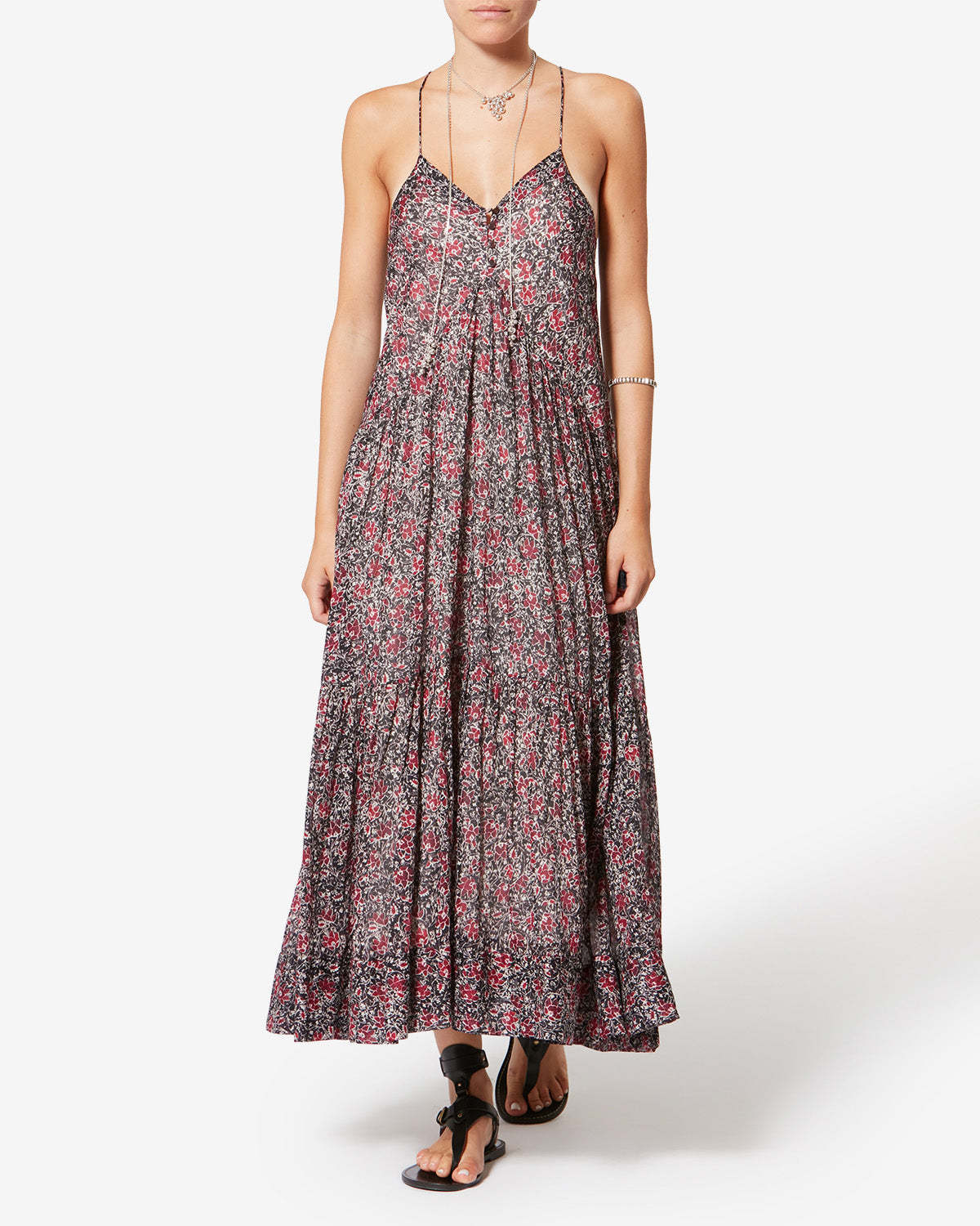 SABBA DRESS Woman crushed berry | ISABEL MARANT Official online store
