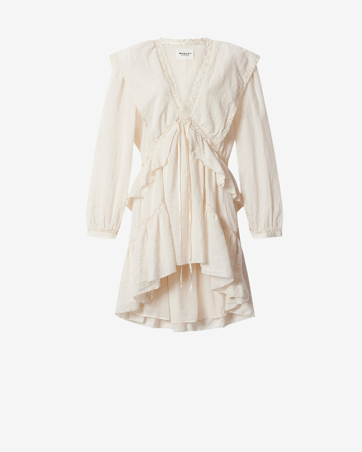 DAMYA DRESS Woman ecru | ISABEL MARANT Official online store