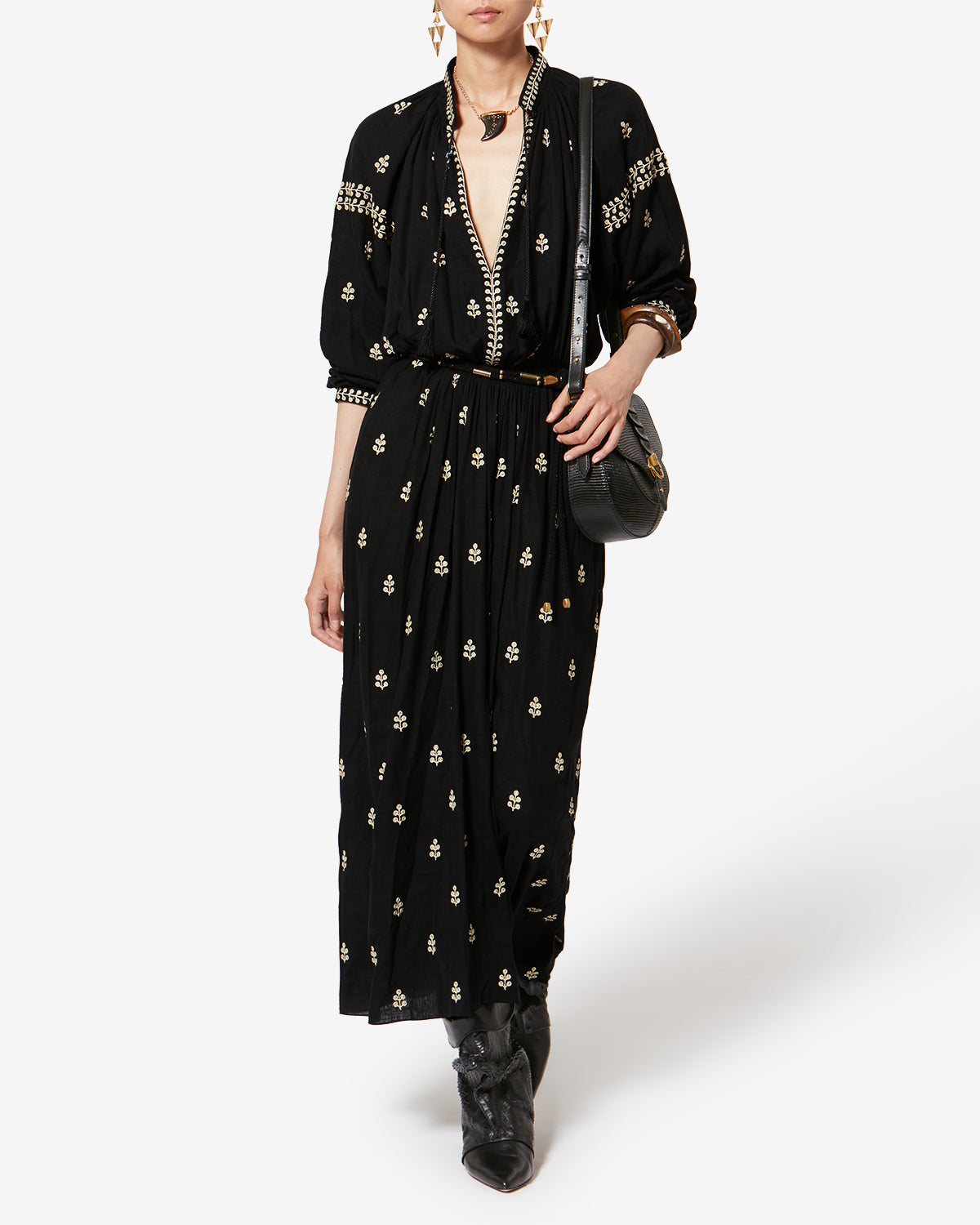 RODILIA DRESS Woman black | ISABEL MARANT Official online store