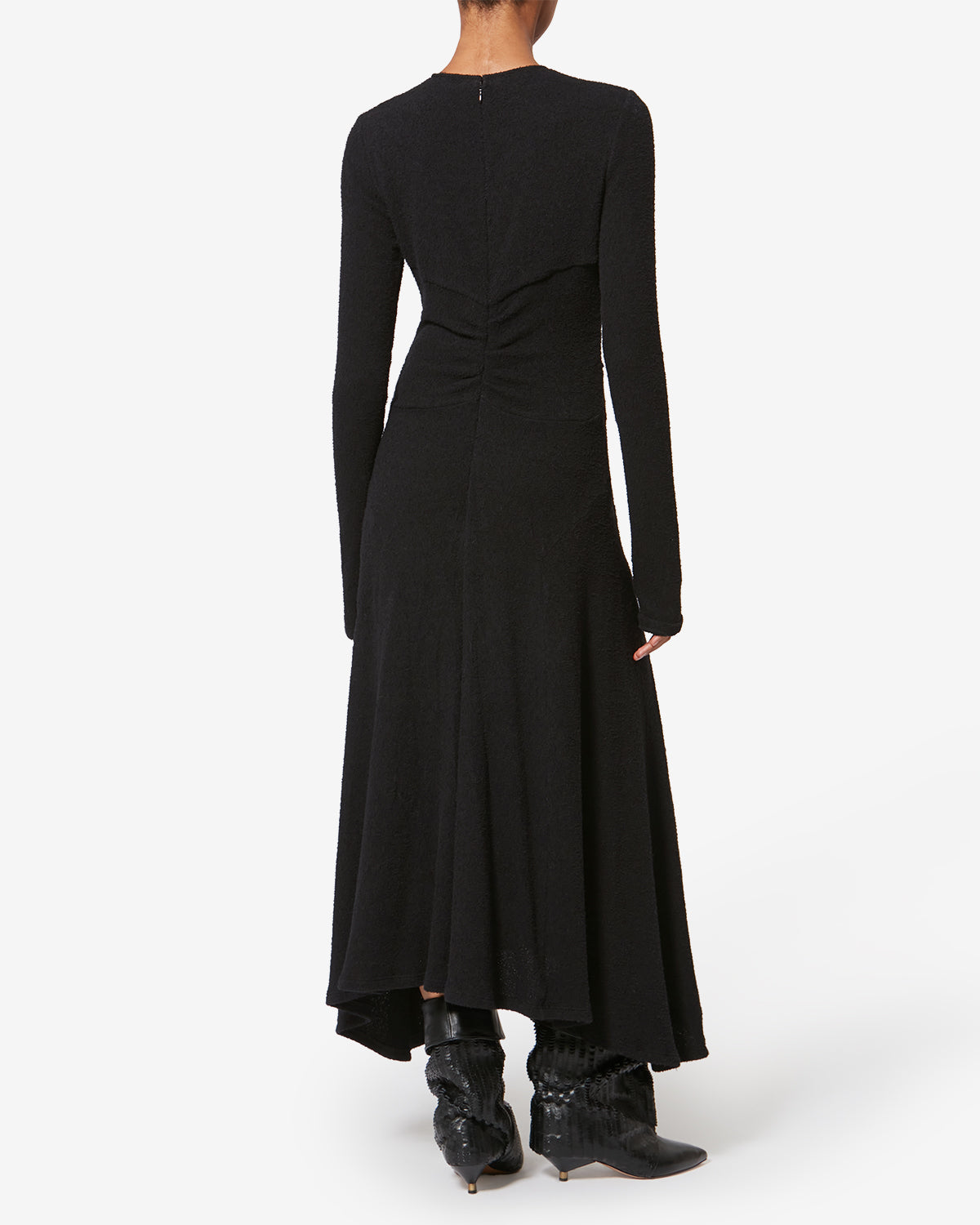 Flora cotton dress - Black - Woman - 3