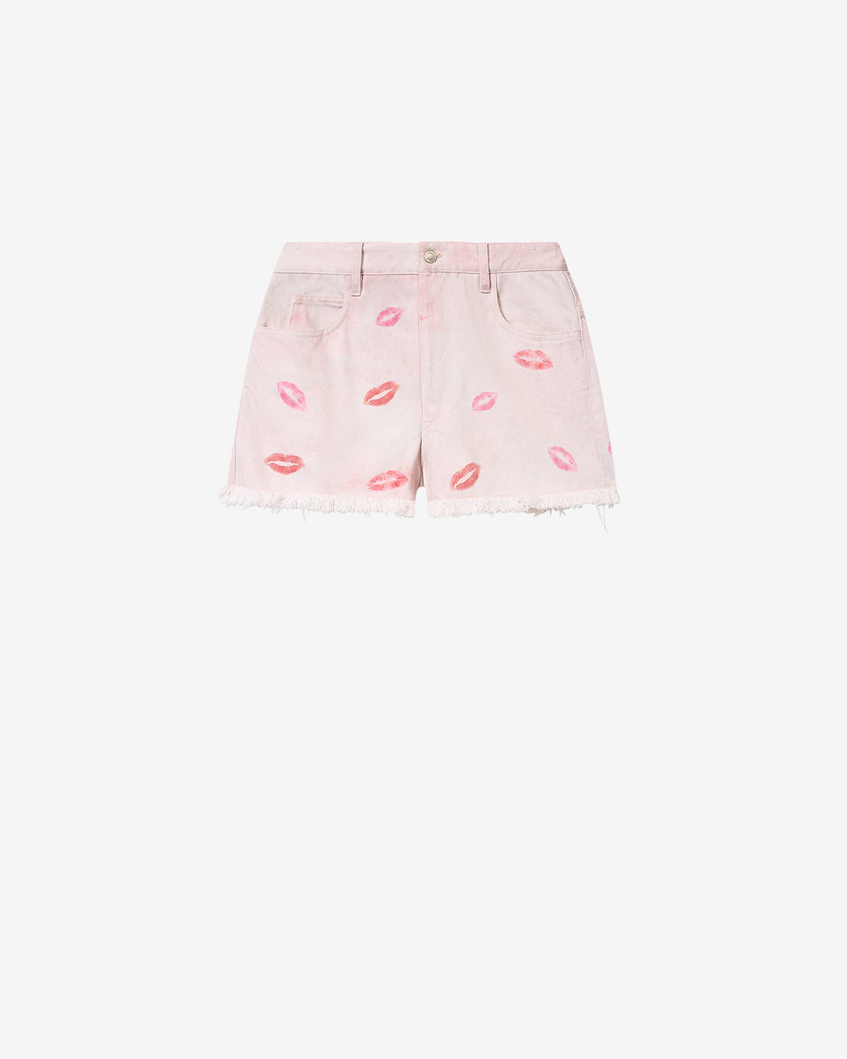 Short lesia en denim "bisou" - Rose - Woman - 5