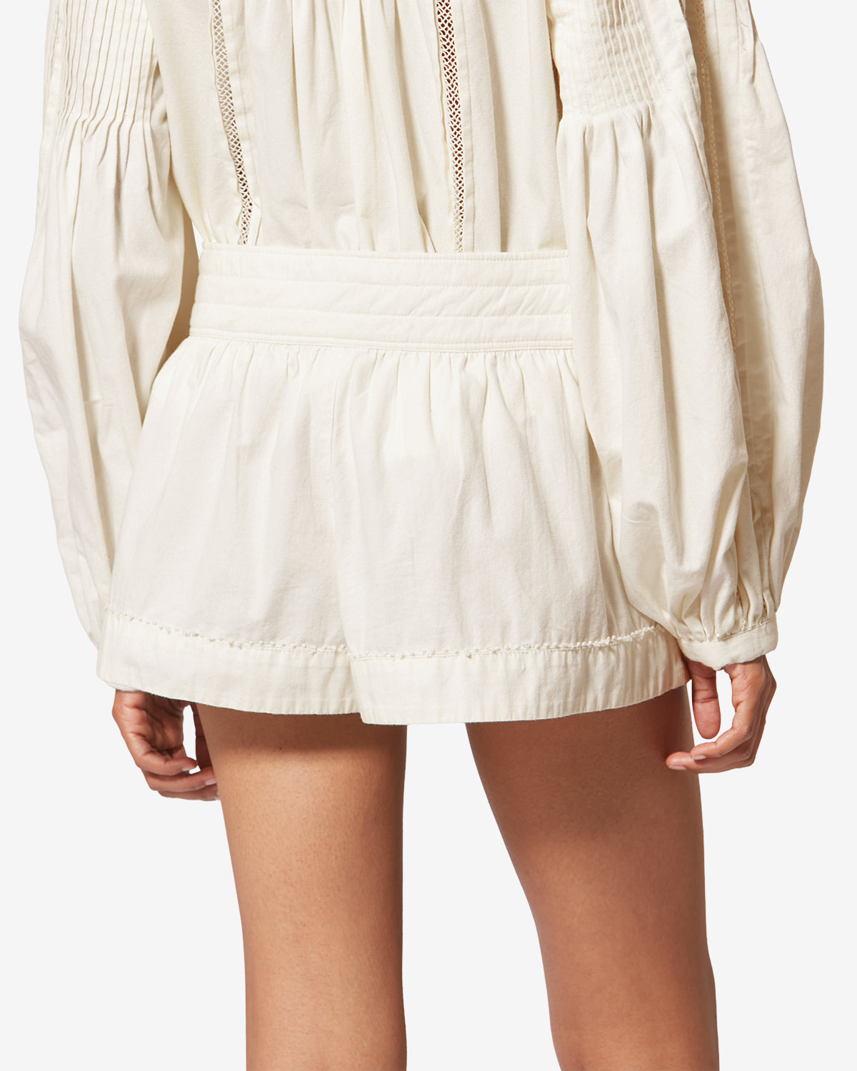 Short cybila en coton - Blanc - Woman - 4