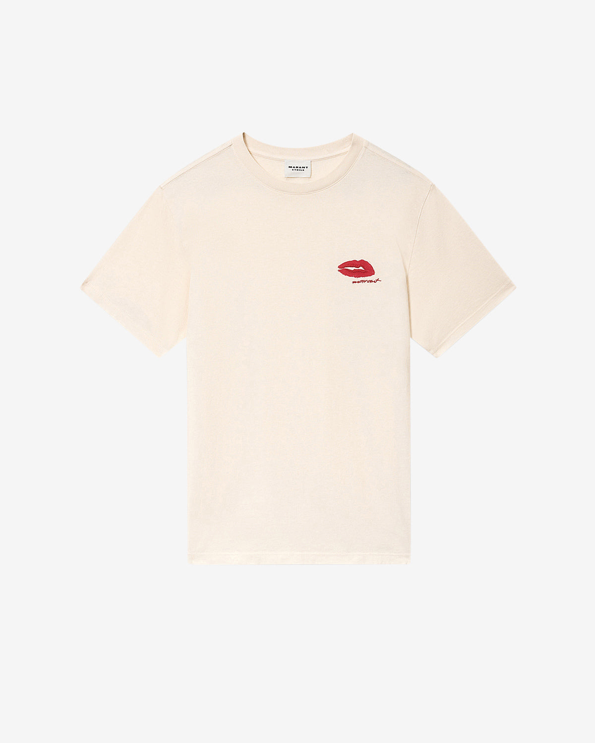 T-shirt à logo zewel en coton - Écru - Woman - 5