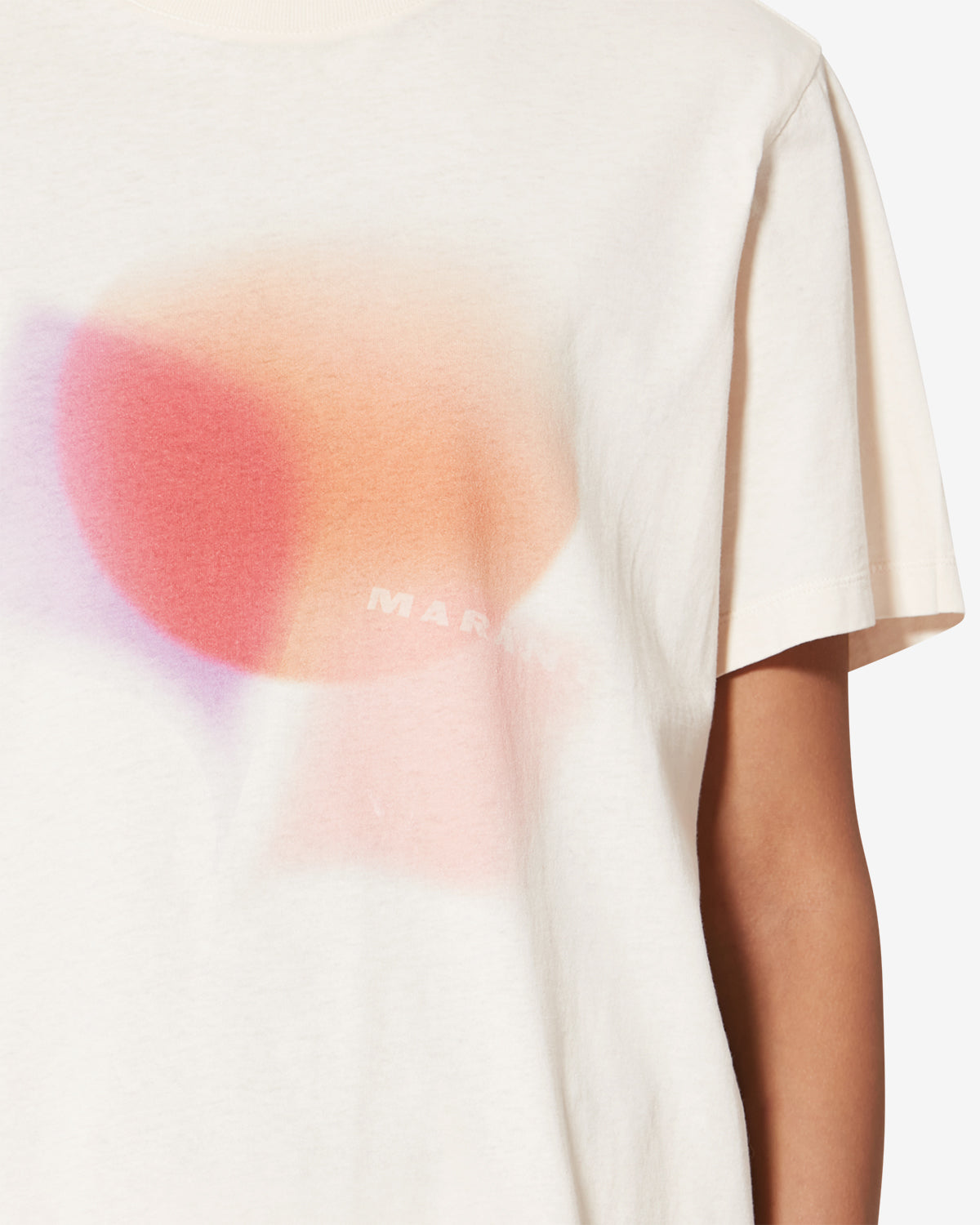 T-shirt zewel en coton imprimé - Écru - Woman - 2