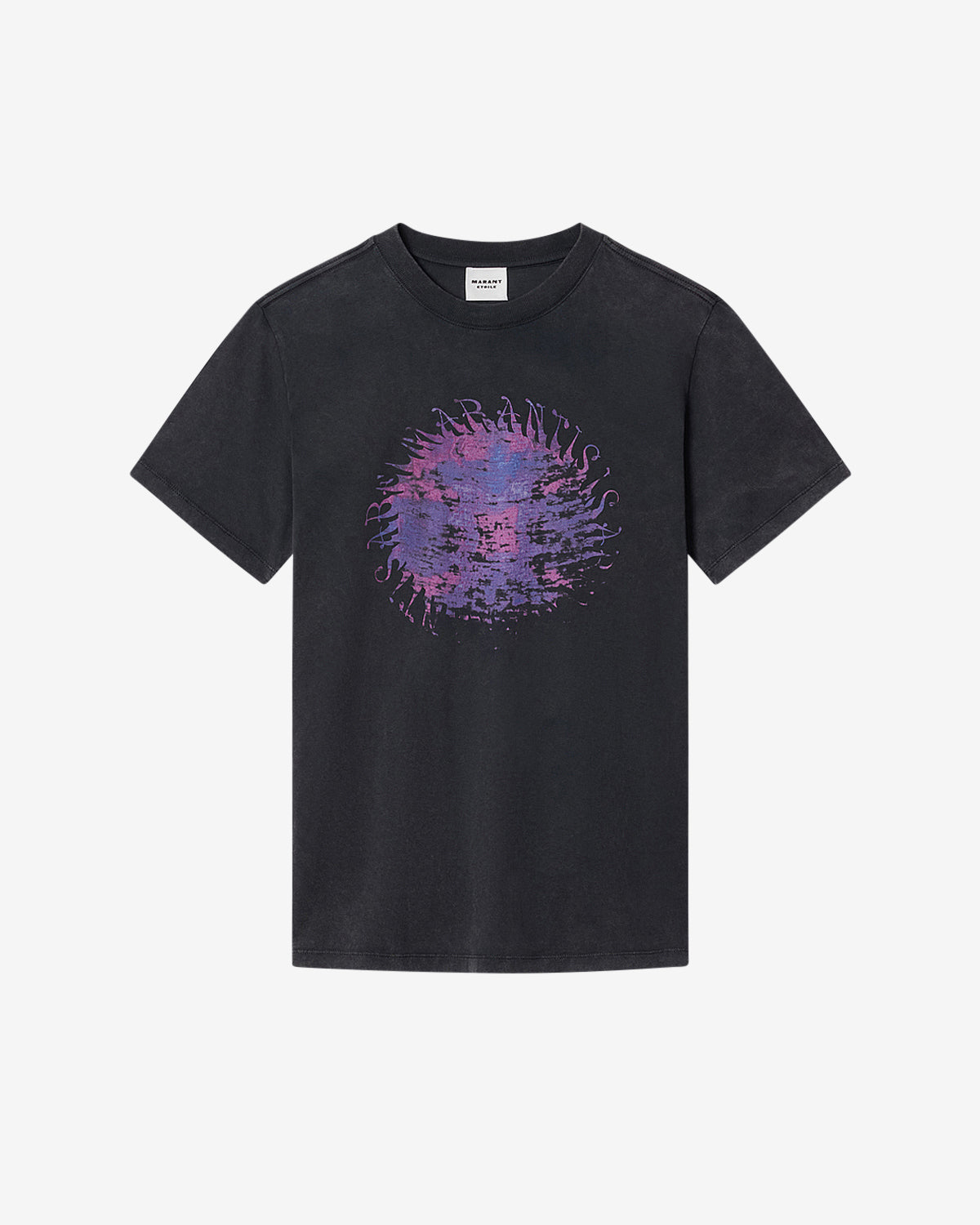 T-shirt zoeline en coton imprimé - Noir délavé - Woman - 5