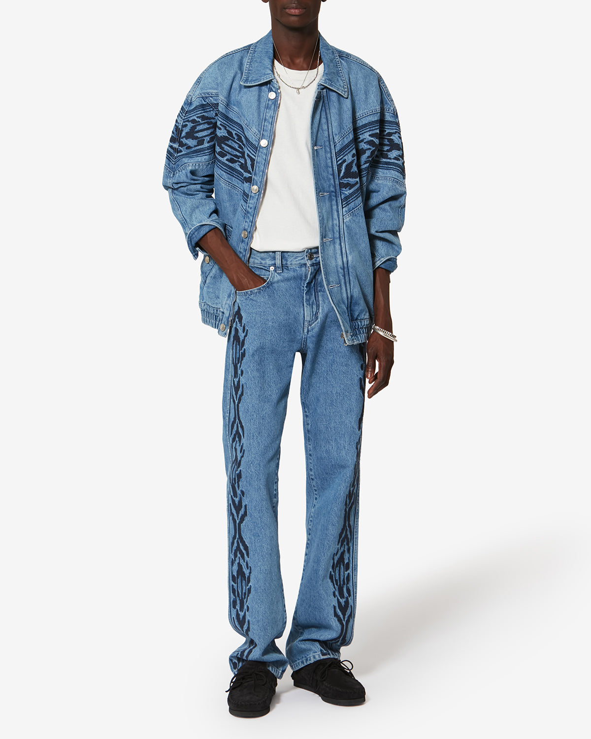 JULIAN ジャケット メンズ 青 | ISABEL MARANT 公式サイト