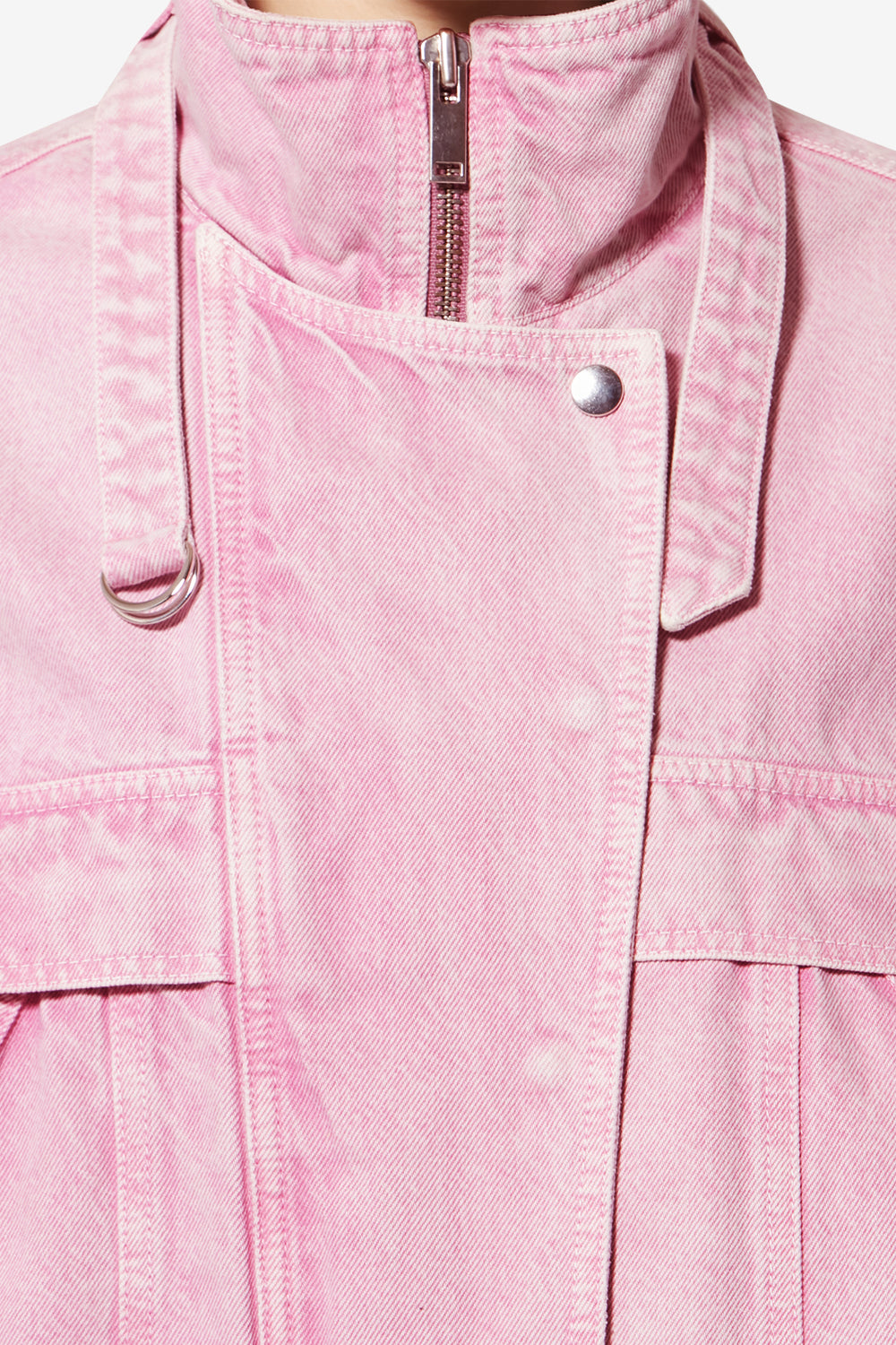 Jacke joseline aus denim - Rosa - Woman - 3