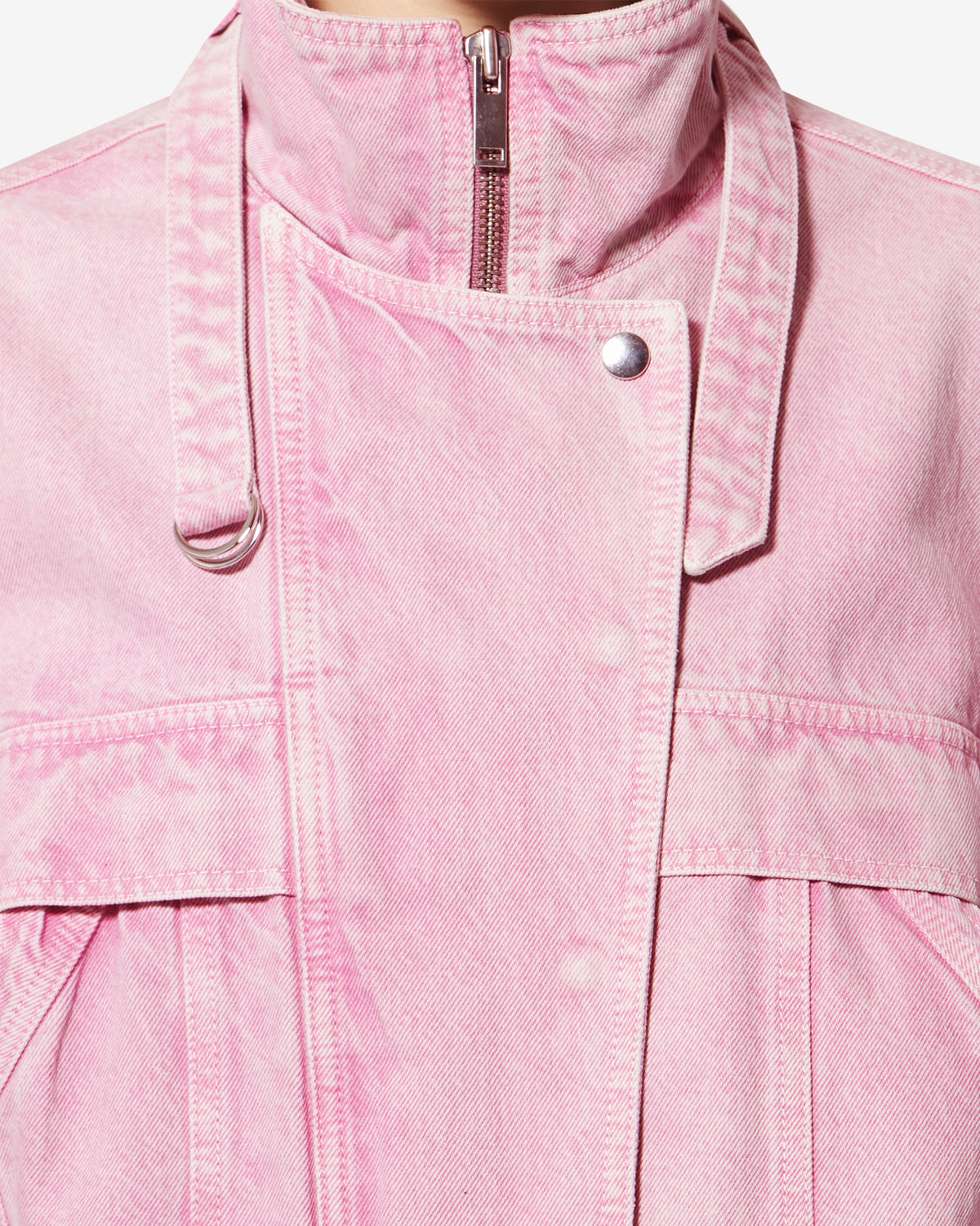 Veste joseline en denim - Rose - Woman - 2
