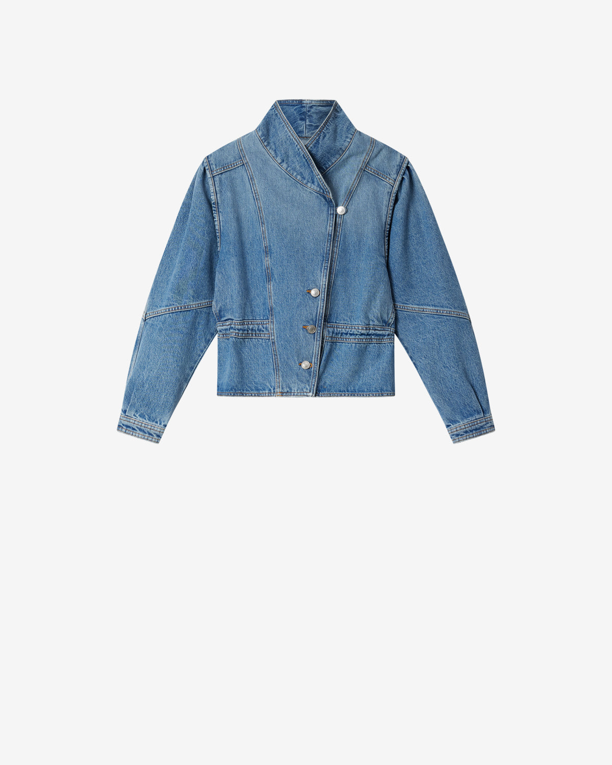 <極美品>Isabel Marant Denim Jacket DOLIE JACKET Woman light blue | ISABEL MARANT Official online store