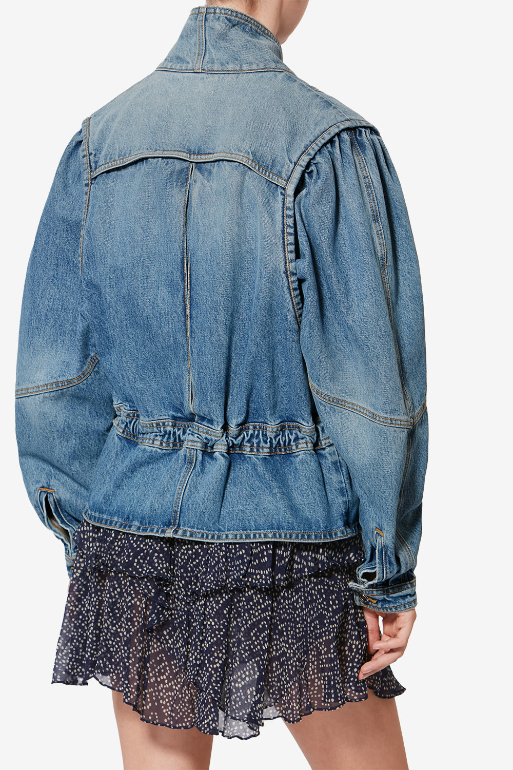 Veste dolie en coton - Bleu clair - Woman - 5