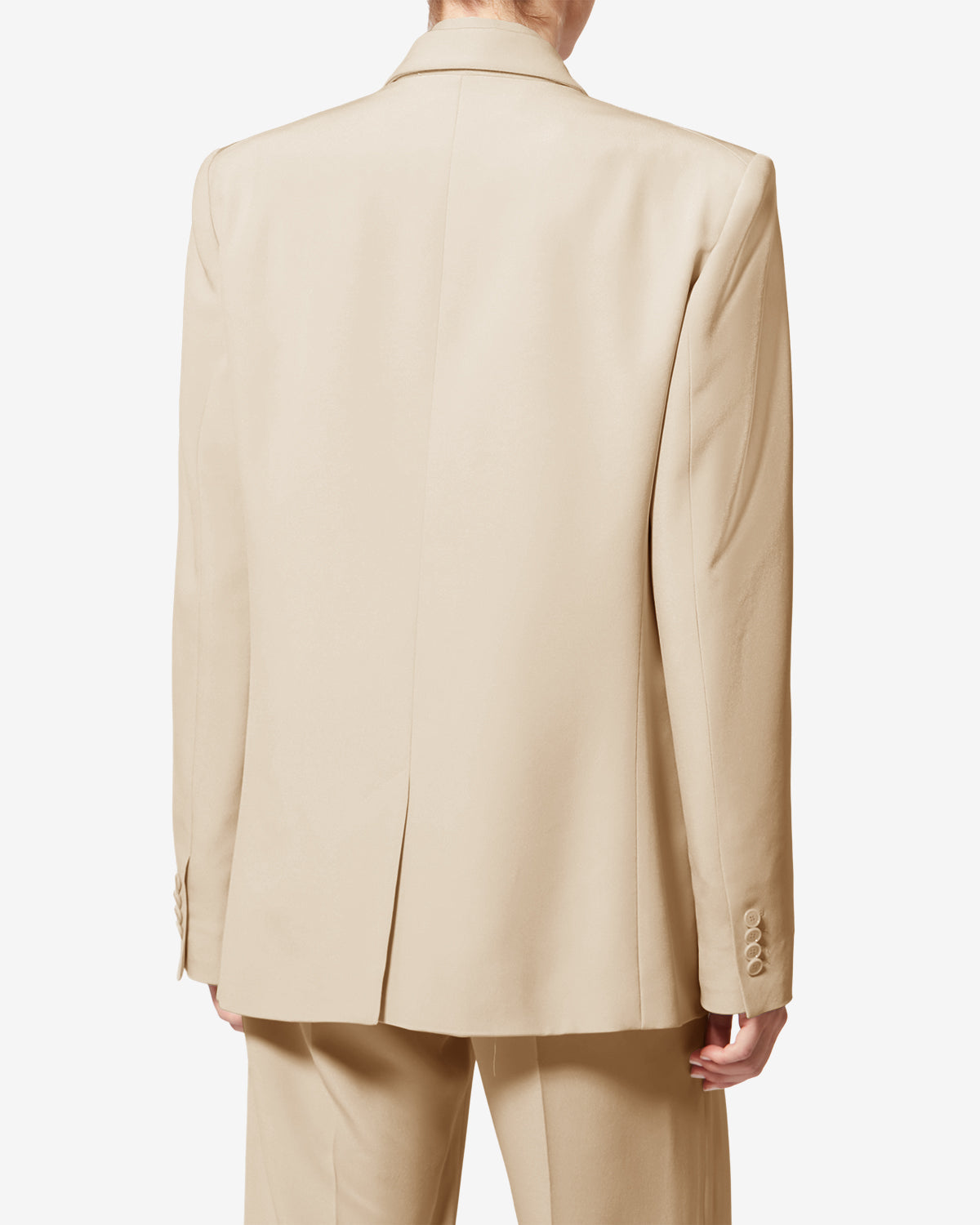 Calie 실크 크레이프 재킷 - 에크루 - Woman - 4