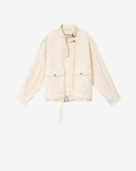 ISALYA JACKET Woman ecru | ISABEL MARANT Official online store