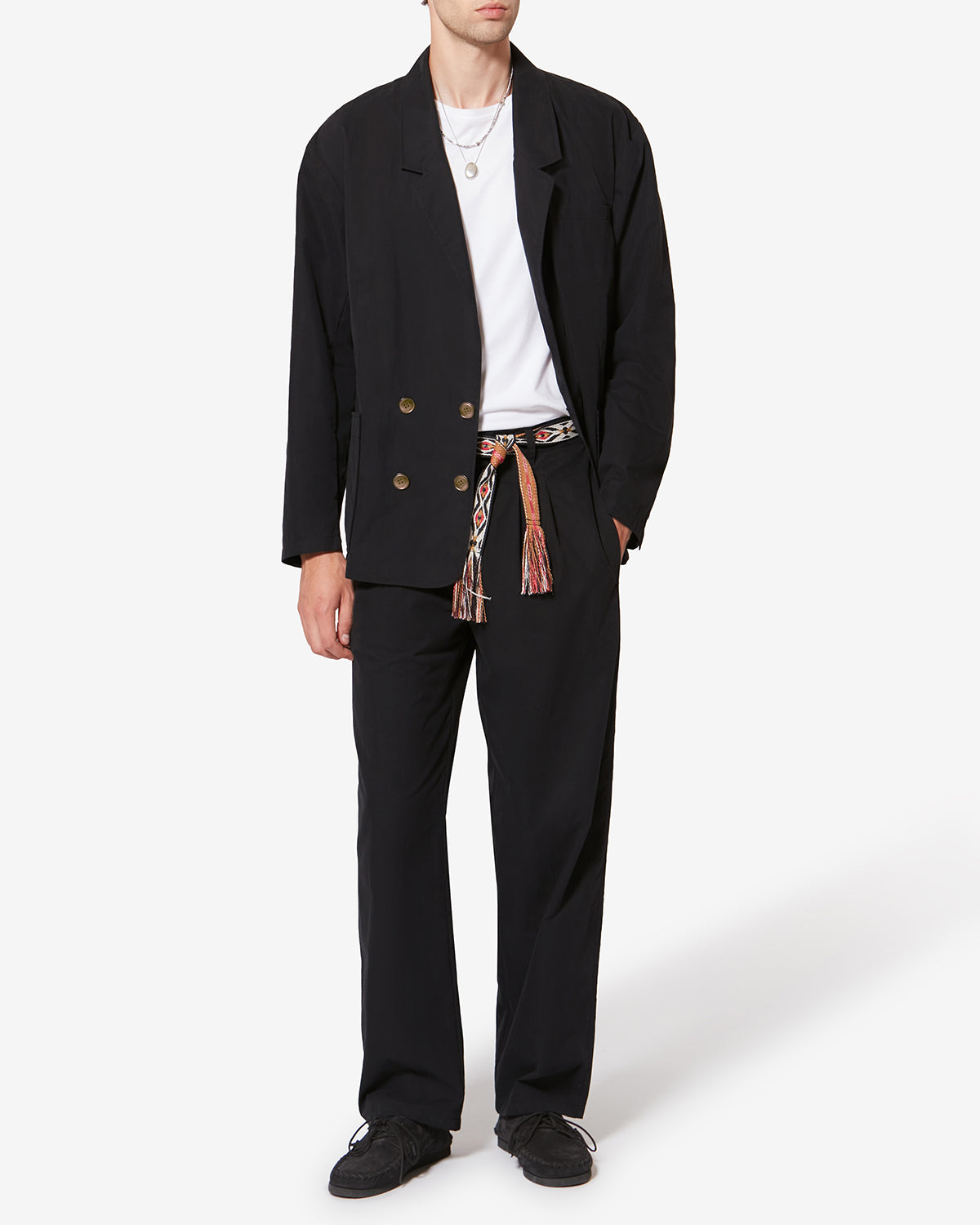 Yhann casual blazer jacket - Black - Man - 1