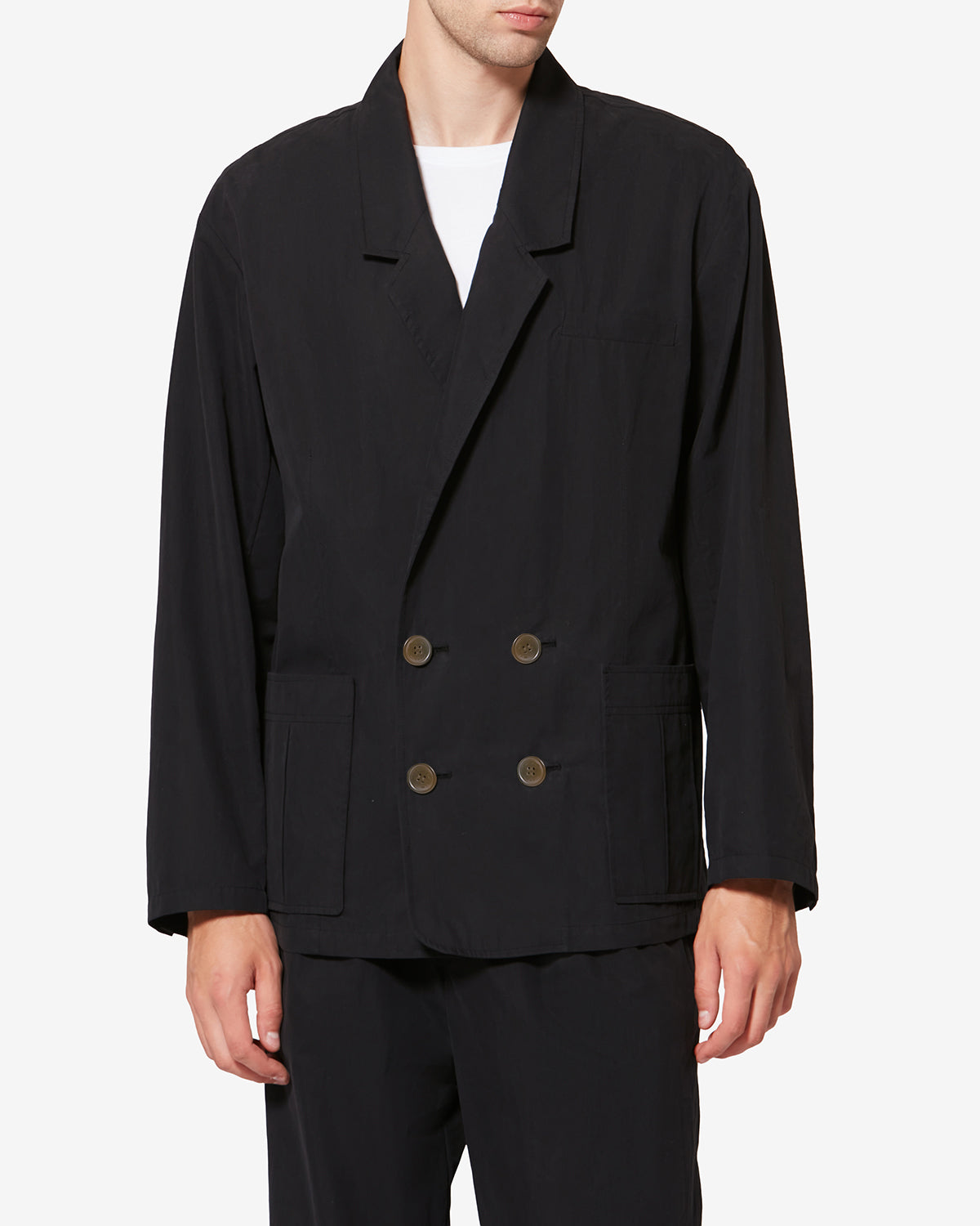 Yhann casual blazer jacket - Black - Man - 3