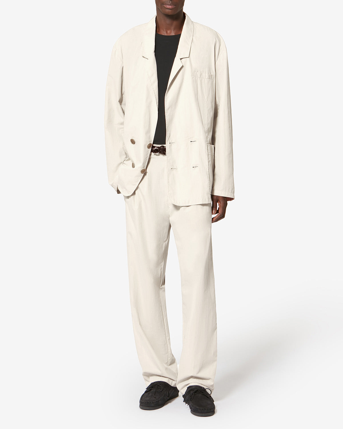 Yhann casual blazer jacket - Ecru - Man - 1