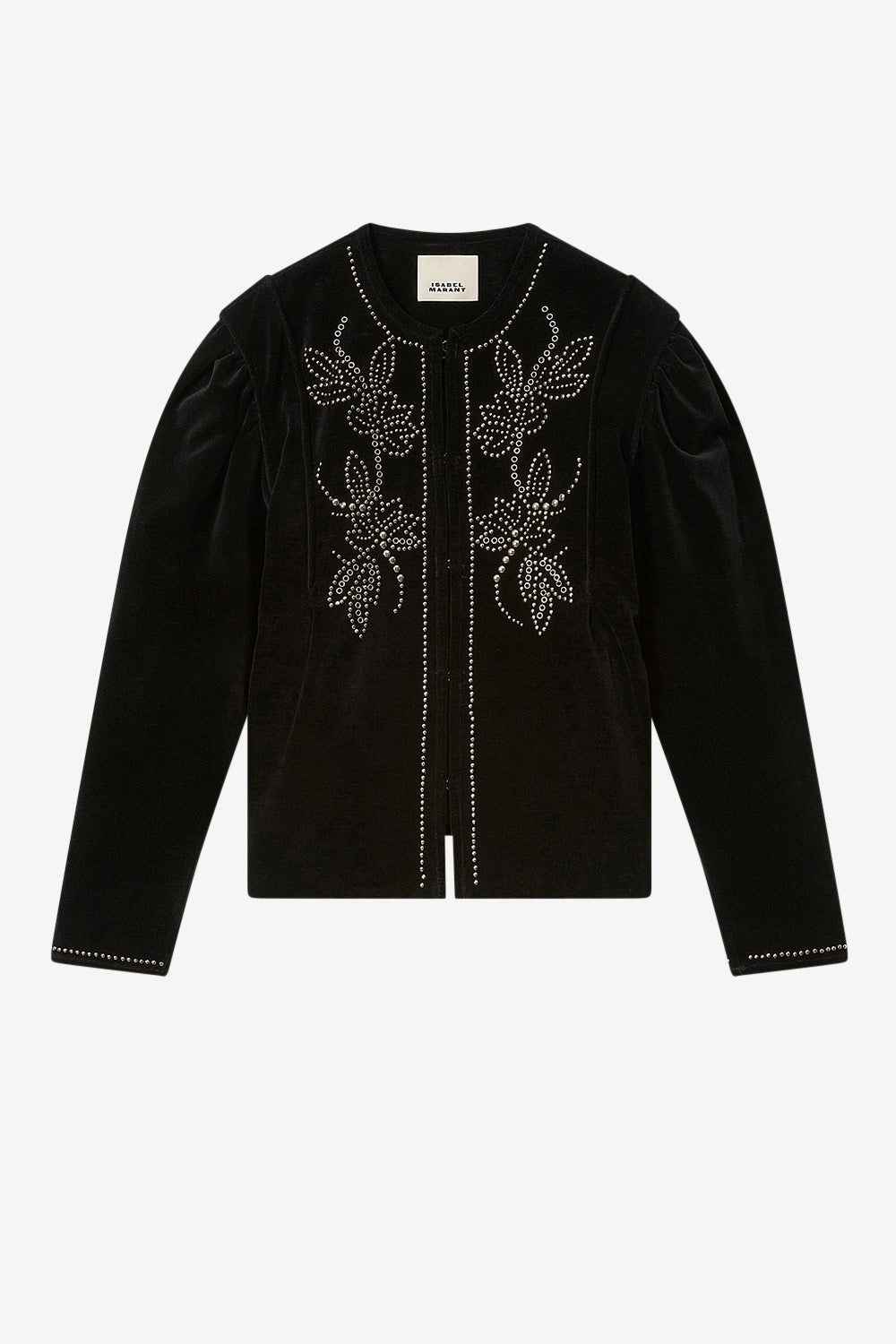 Giacca pietra in velluto - Nero - Woman - 1