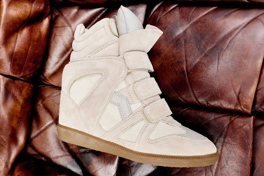Bekett スエード スニーカー 女性 生成り | ISABEL MARANT 公式サイト